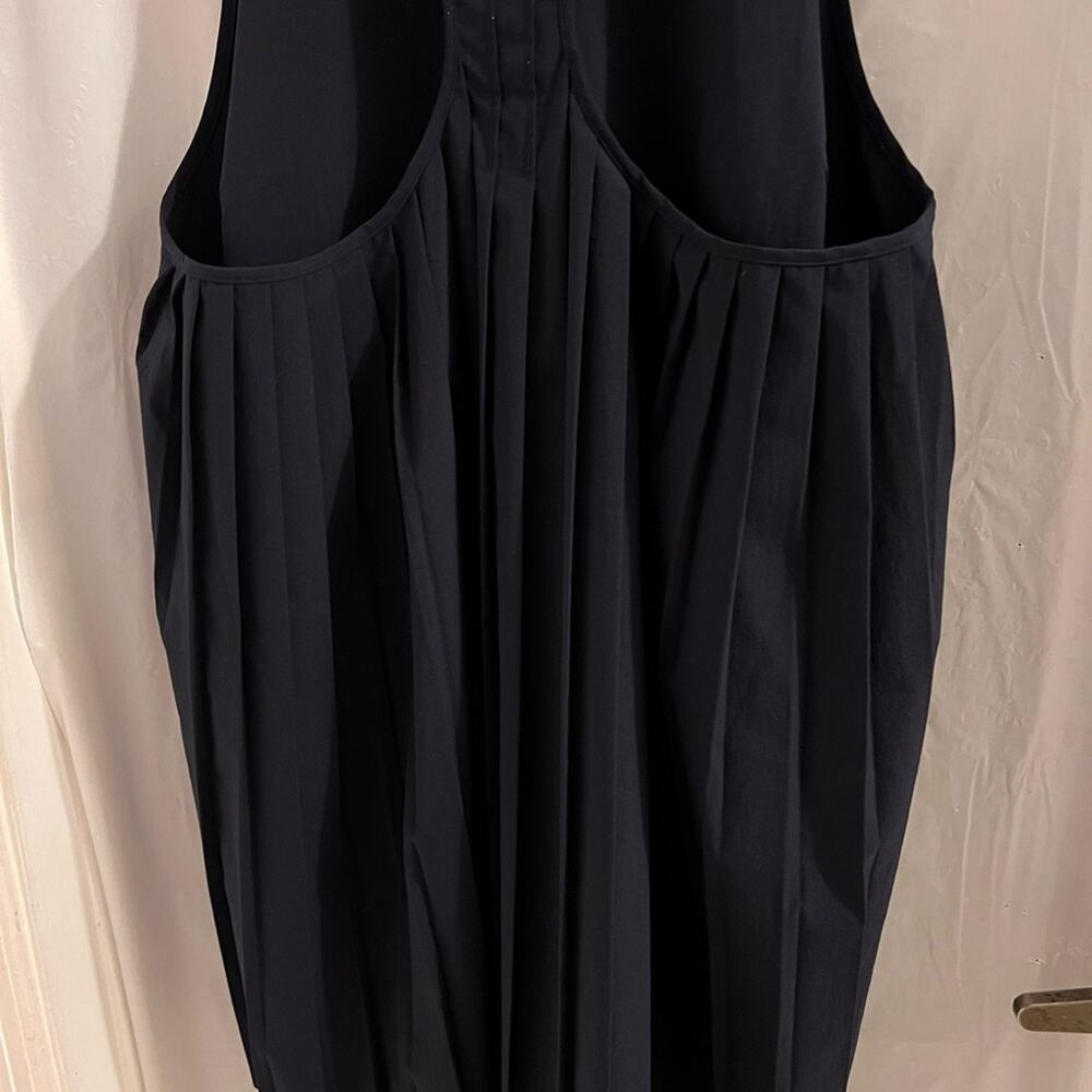 Athleta navy blue sojourn tank pleated racer back size xs - Picture 5 of 8